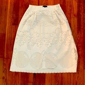JCrew High Waist Lace Skirt